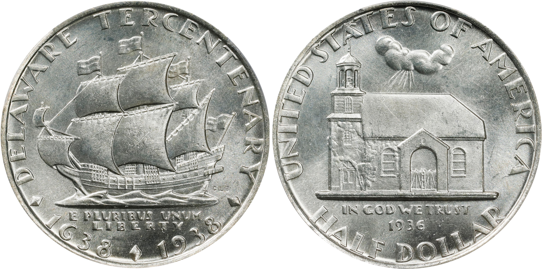 A collection of rare coins from Delaware
